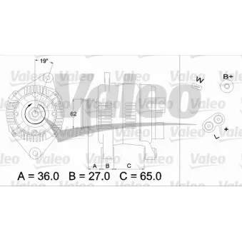 Alternateur VALEO 436276