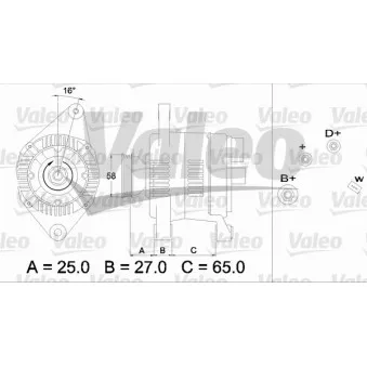 Alternateur VALEO 436277