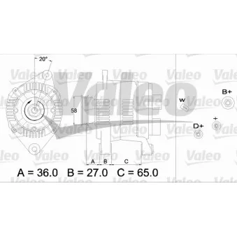Alternateur VALEO 436284