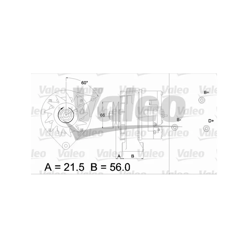 Alternateur VALEO 436286