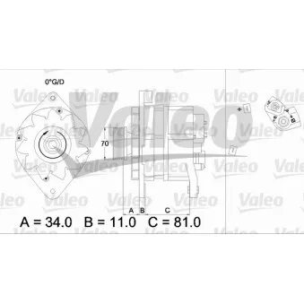 Alternateur VALEO 436302