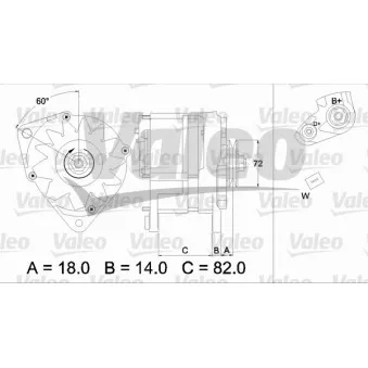 Alternateur VALEO 436303