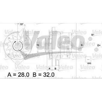 Alternateur VALEO 436305