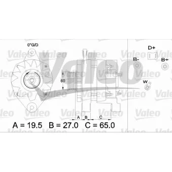 Alternateur VALEO 436372