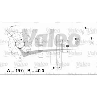 Alternateur VALEO 436373