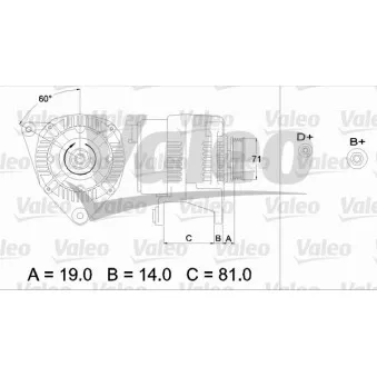 Alternateur VALEO 436386