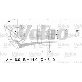 Alternateur VALEO 436389