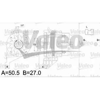 Alternateur VALEO 436446