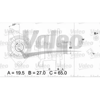 Alternateur VALEO 436447