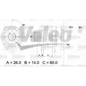 Alternateur VALEO 436449