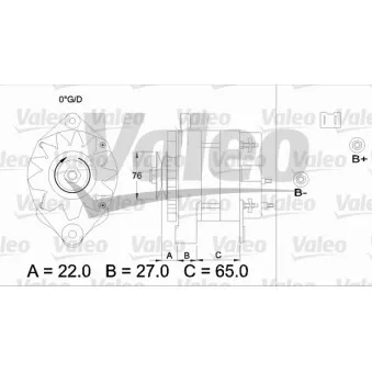 Alternateur VALEO 436452