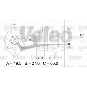 Alternateur VALEO 436454