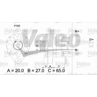 Alternateur VALEO 436455