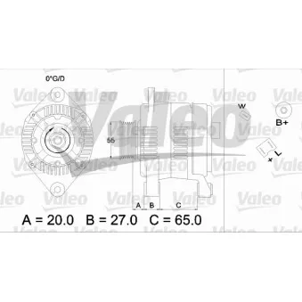 Alternateur VALEO 436463