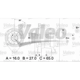 Alternateur VALEO 436467