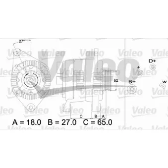 Alternateur VALEO 436468