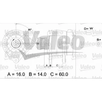 Alternateur VALEO 436483
