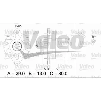 Alternateur VALEO 436505