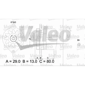 Alternateur VALEO 436506