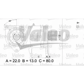 Alternateur VALEO 436508