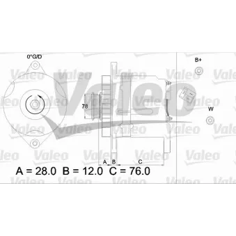 Alternateur VALEO 436512