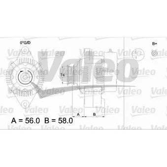 Alternateur VALEO 436519