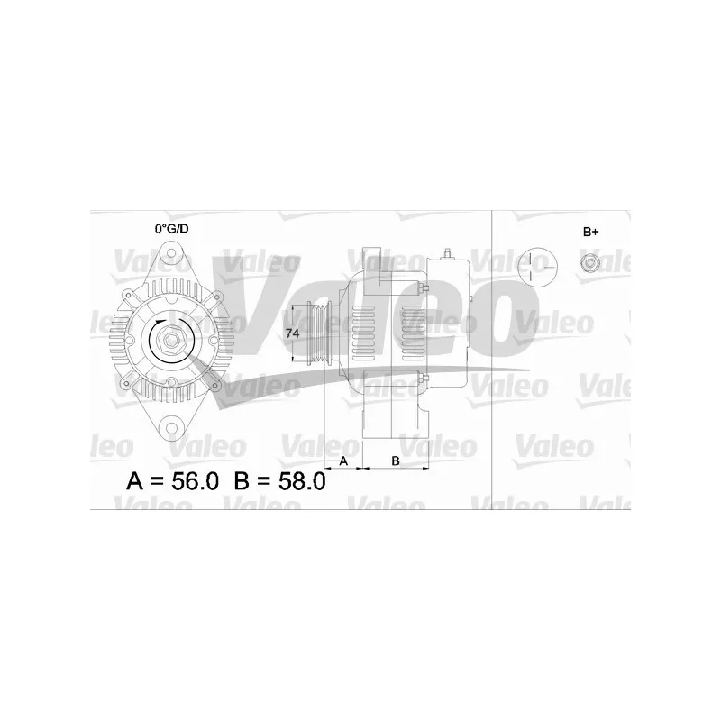 Alternateur VALEO 436519