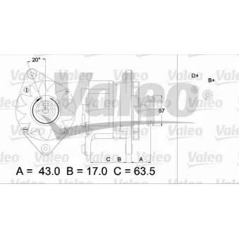 Alternateur VALEO 436587