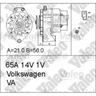 Alternateur VALEO 436601