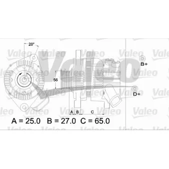 Alternateur VALEO 436612