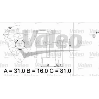 Alternateur VALEO 436632