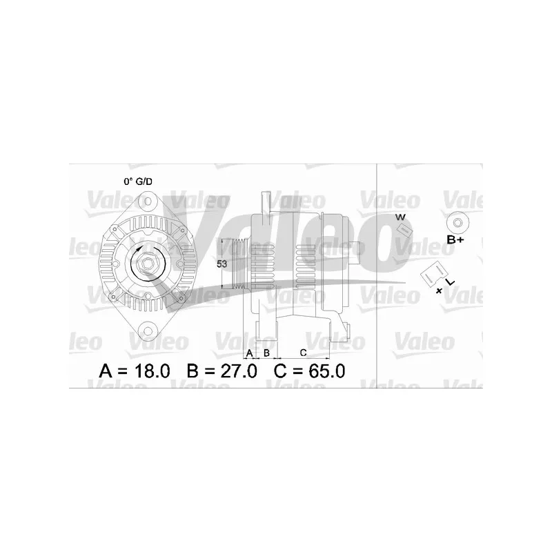 Alternateur VALEO 436647