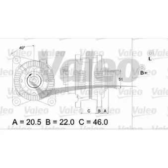 Alternateur VALEO 436679