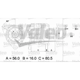 Alternateur VALEO 436682