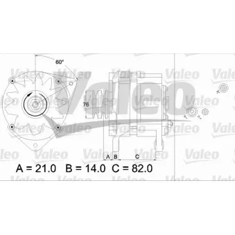 Alternateur VALEO 436686