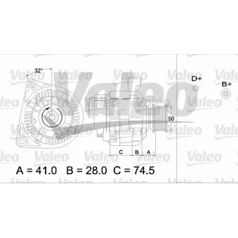 Alternateur VALEO 436700