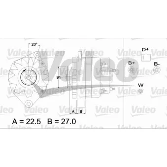 Alternateur VALEO 436711
