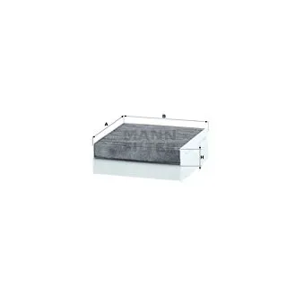 Filtre, air de l'habitacle MANN-FILTER CUK 21 016