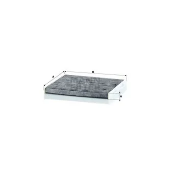 Filtre, air de l'habitacle MANN-FILTER CUK 24 026