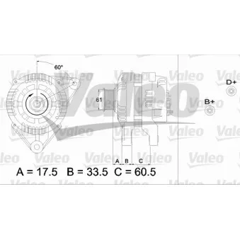 Alternateur VALEO 436719