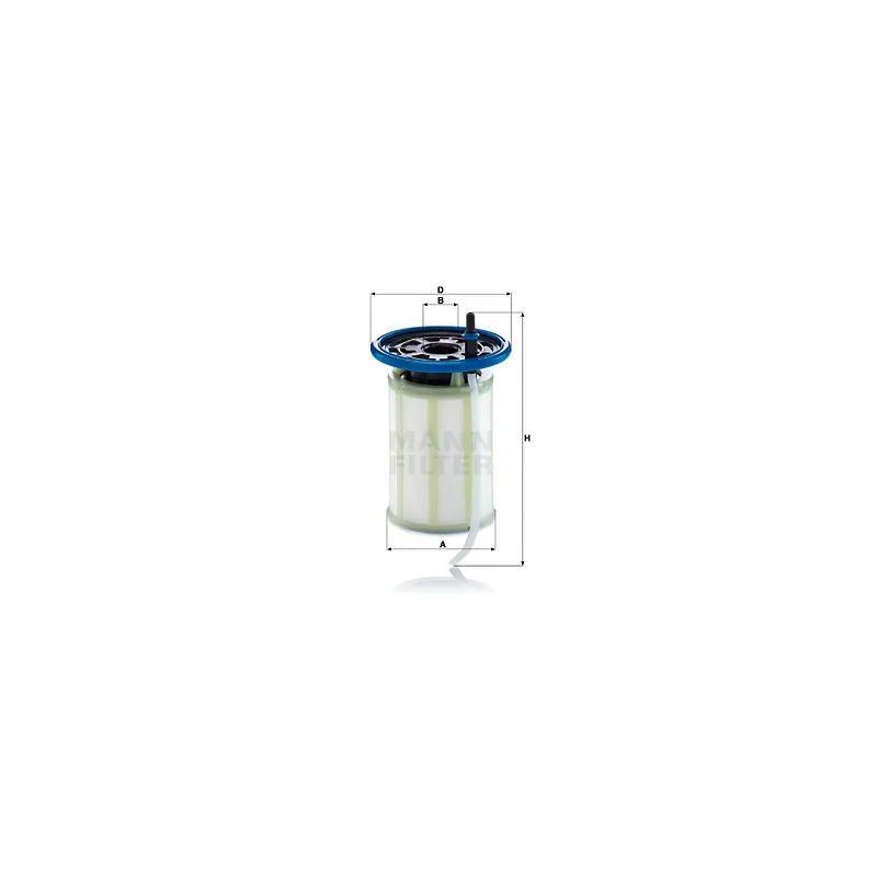 Filtre à carburant MANN-FILTER PU 7019
