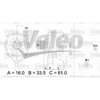 Alternateur VALEO 436720
