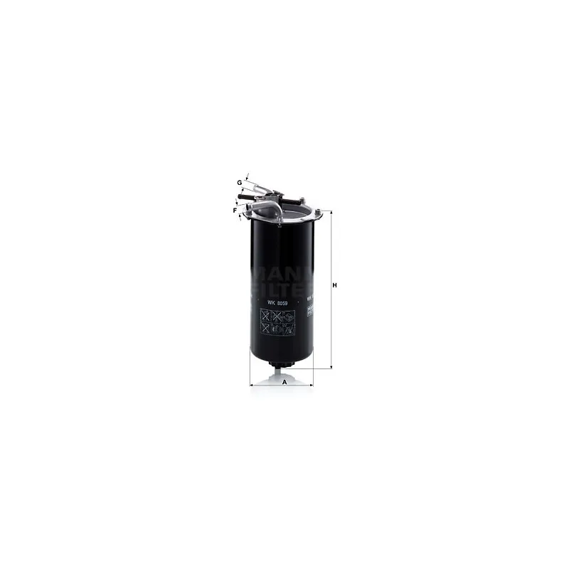 Filtre à carburant MANN-FILTER WK 8059