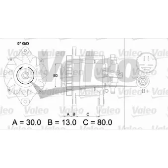 Alternateur VALEO 436725