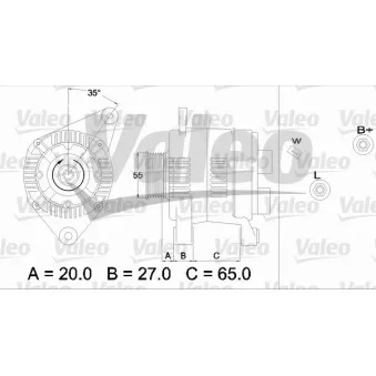 Alternateur VALEO 436730