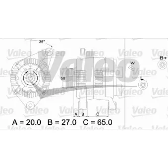 Alternateur VALEO 436735