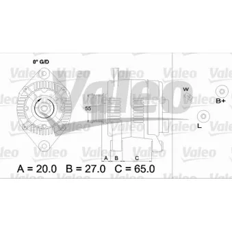 Alternateur VALEO 436739