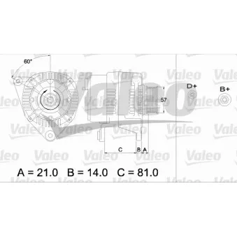 Alternateur VALEO 436744