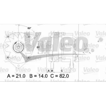 Alternateur VALEO 436786