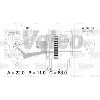 Alternateur VALEO 437051